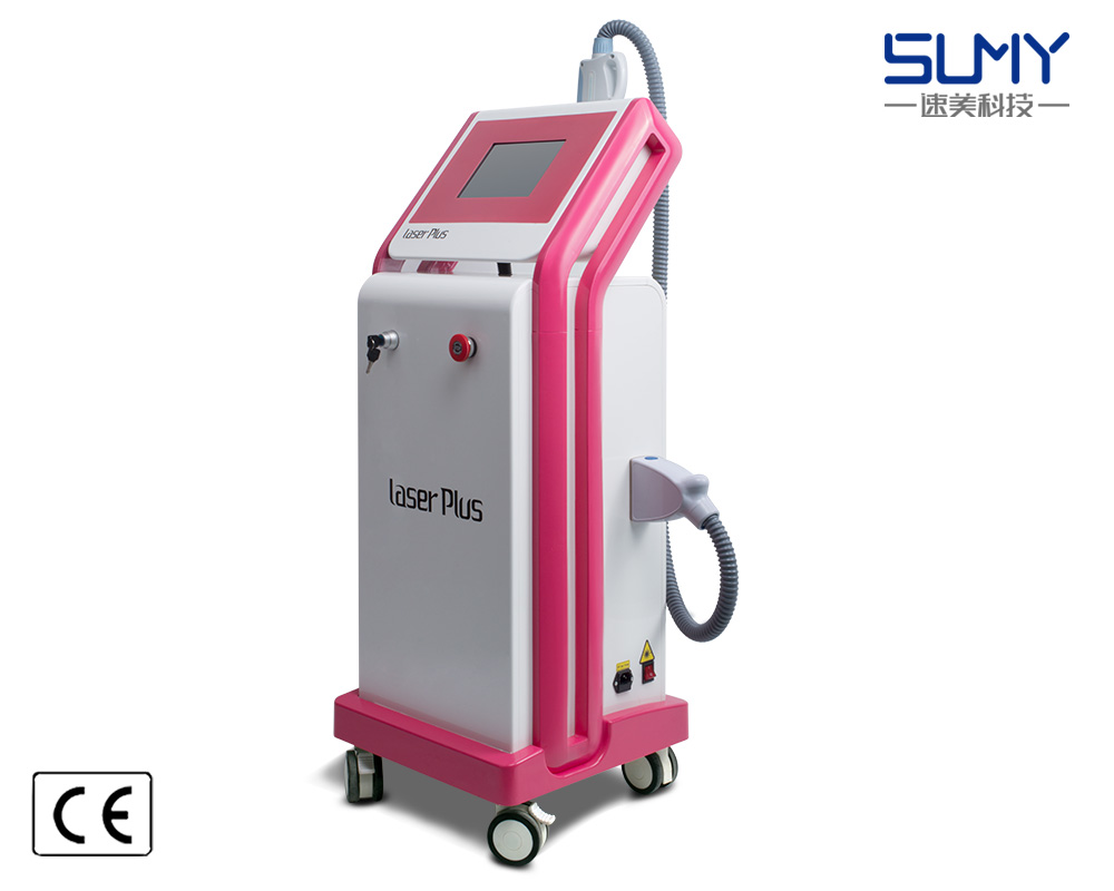 Red&White Style Q Switch ND YAG Laser Permanent Tattoo Removal and Eyebrow Laser Tattoo Removal Beauty Equipment