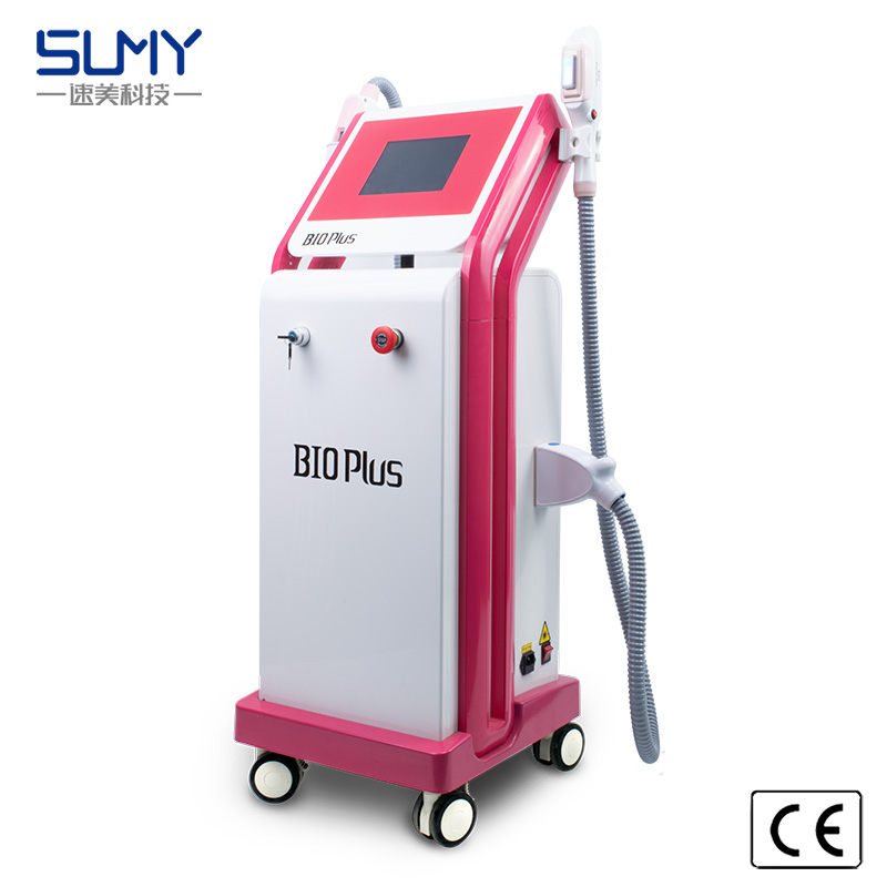 2 in 1  OPT + laser  hair removal  beauty machine